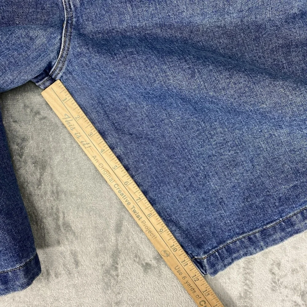 Vintage Zonz Shorts Mens Size 42 Blue Baggy Fit Denim Jean Jorts Skater 90s‎ Y2K
